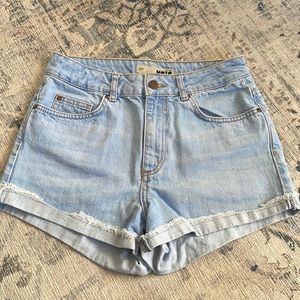 top shop denim shorts 🩵